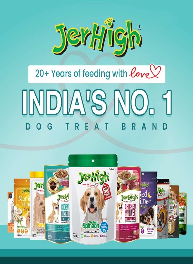 Jerhigh Chicken with Roasted Duck in Jelly Dog Food 130g (Pack of 36), Made with Real Meat, 100% Complete & Balanced Meal for Adult Dogs - Sold by DogsNCats - Image 5